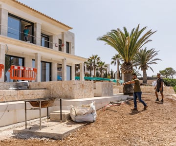 proyecto jardines Cala Santanyí | empresa de jardinería