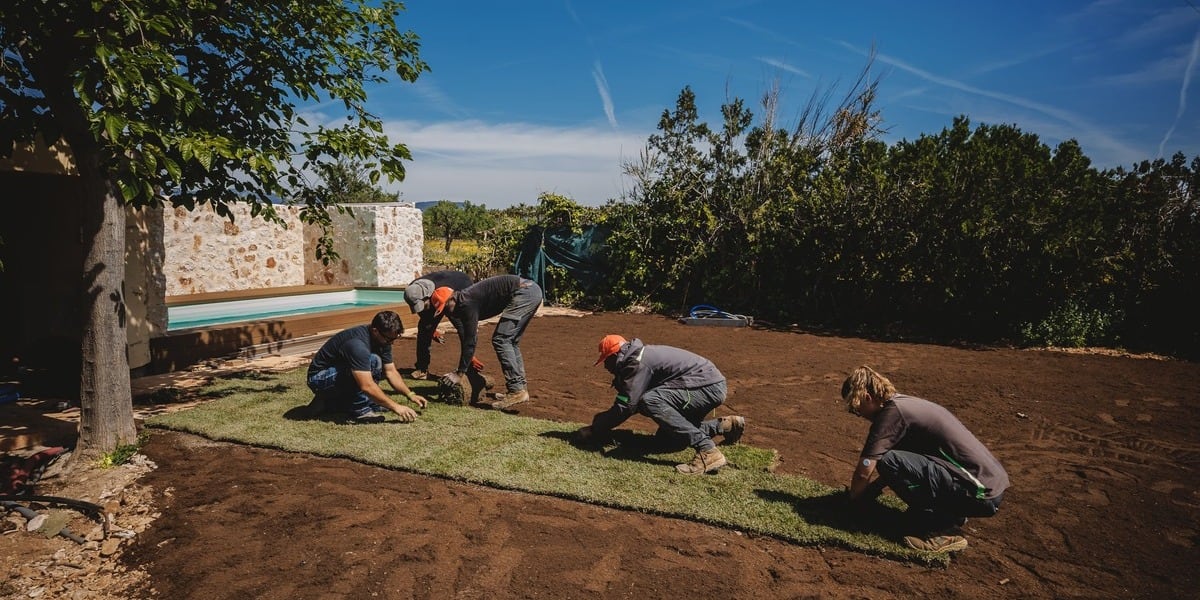 instalaci&oacute;n de tepes Mallorca | empresa de jardiner&iacute;a