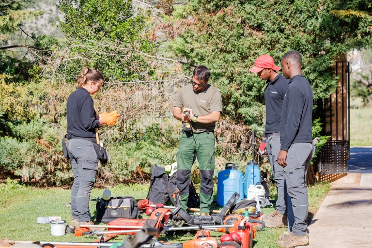 maquinaria insonora | empresa de jardiner&iacute;a